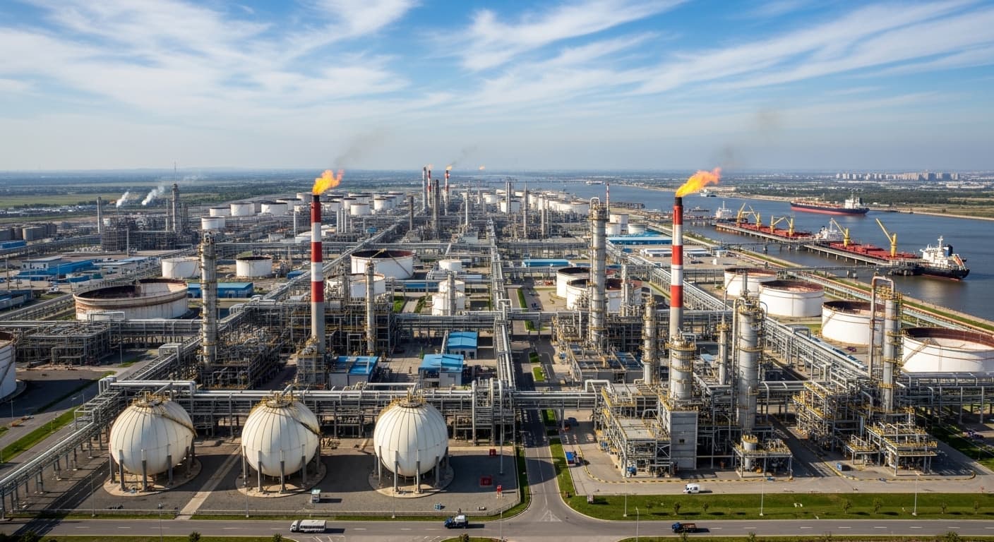 Petrochemical industrial facility